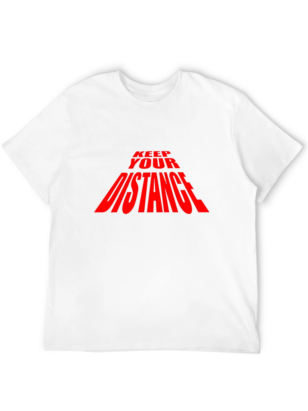 Keep Your Distance T-Shirt - Black