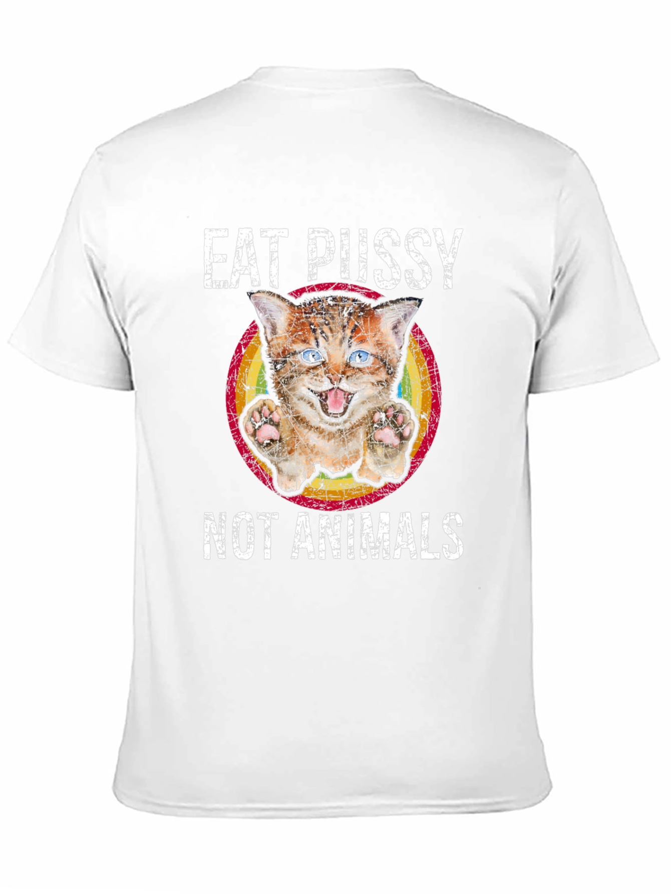 Eat Pussy Not Animals Graphic T-Shirt