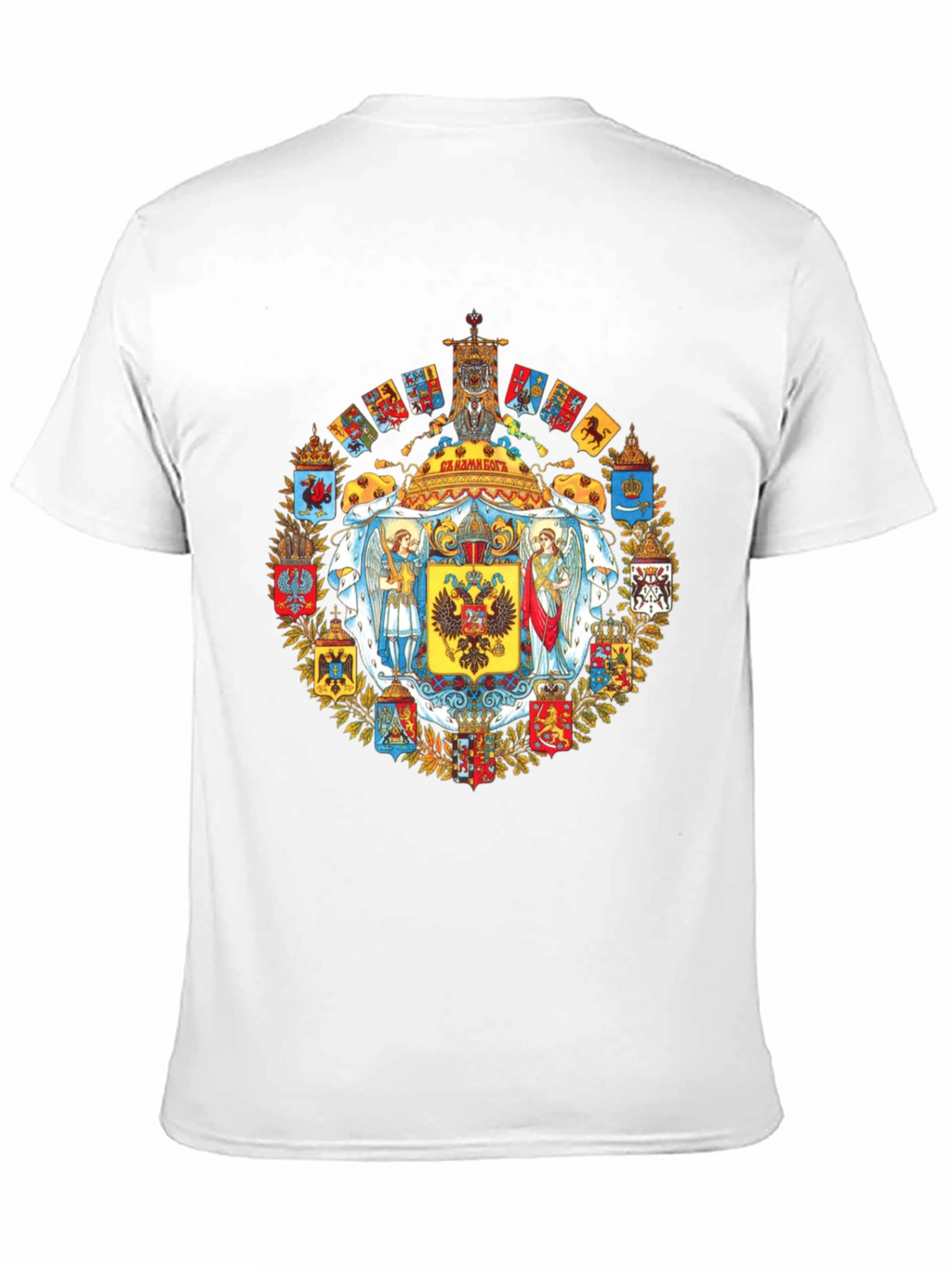 Imperial Eagle Crest Graphic Tee - Black