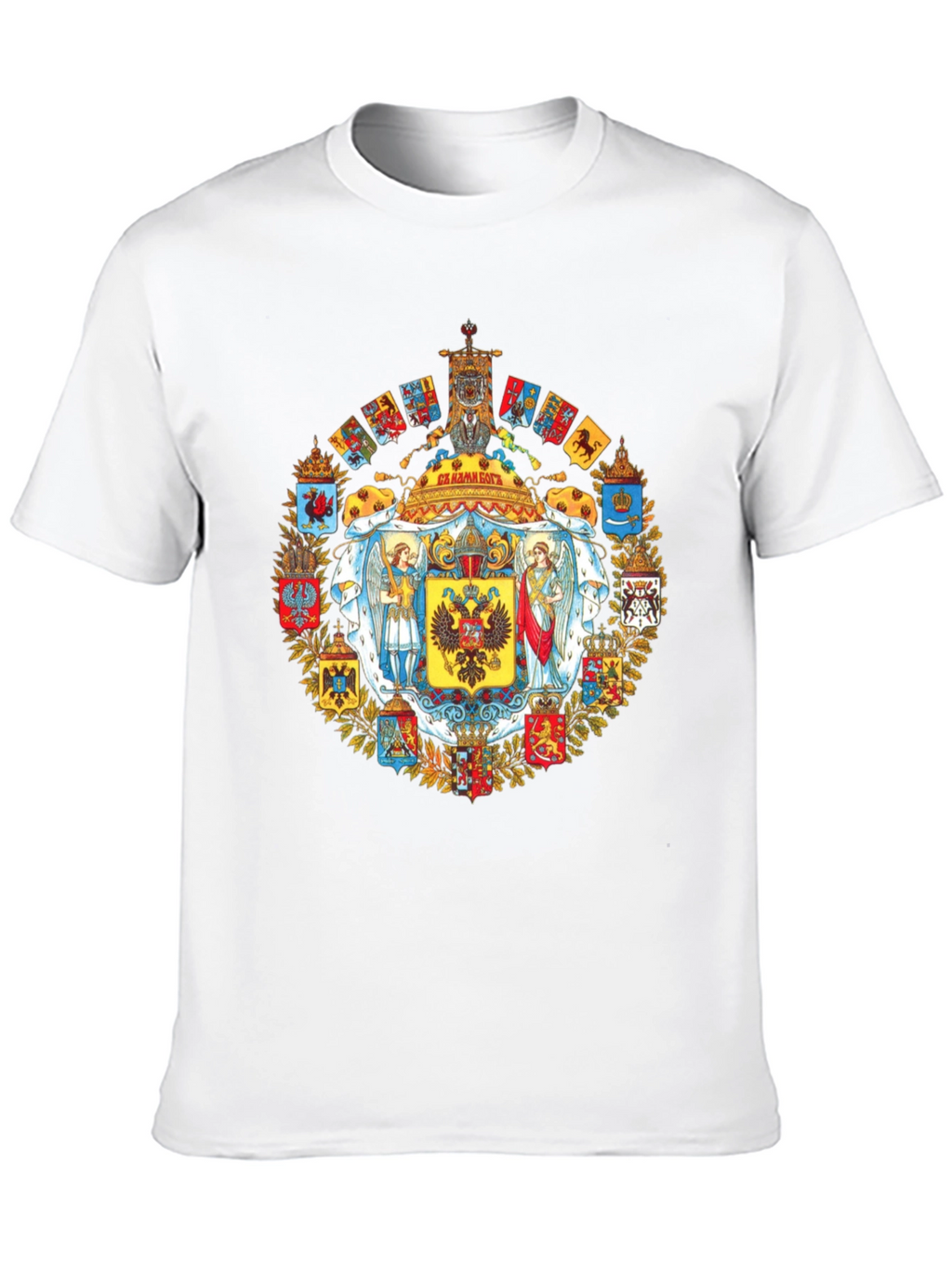 Imperial Eagle Crest Graphic Tee - Black