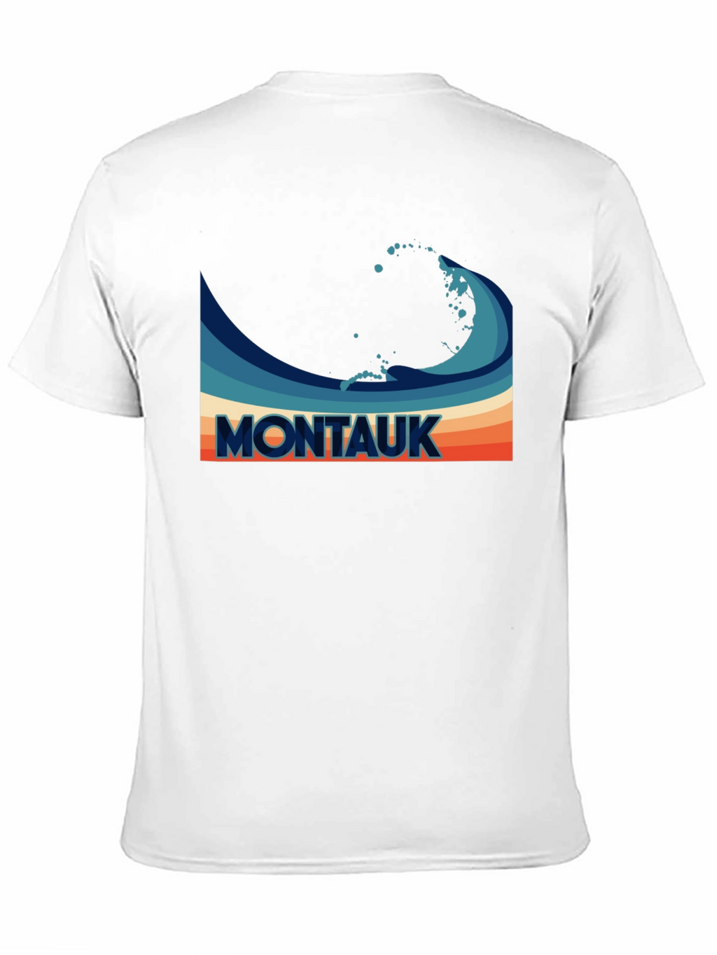 Montauk Wave Retro T-Shirt