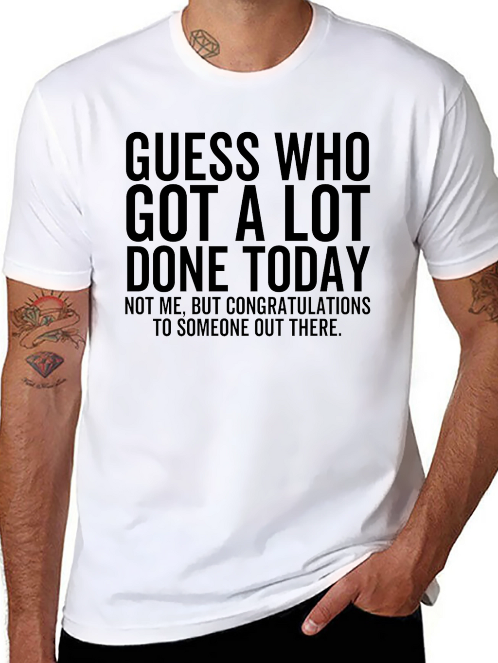 Funny Guess Who T-Shirt - Congrats To Someone!