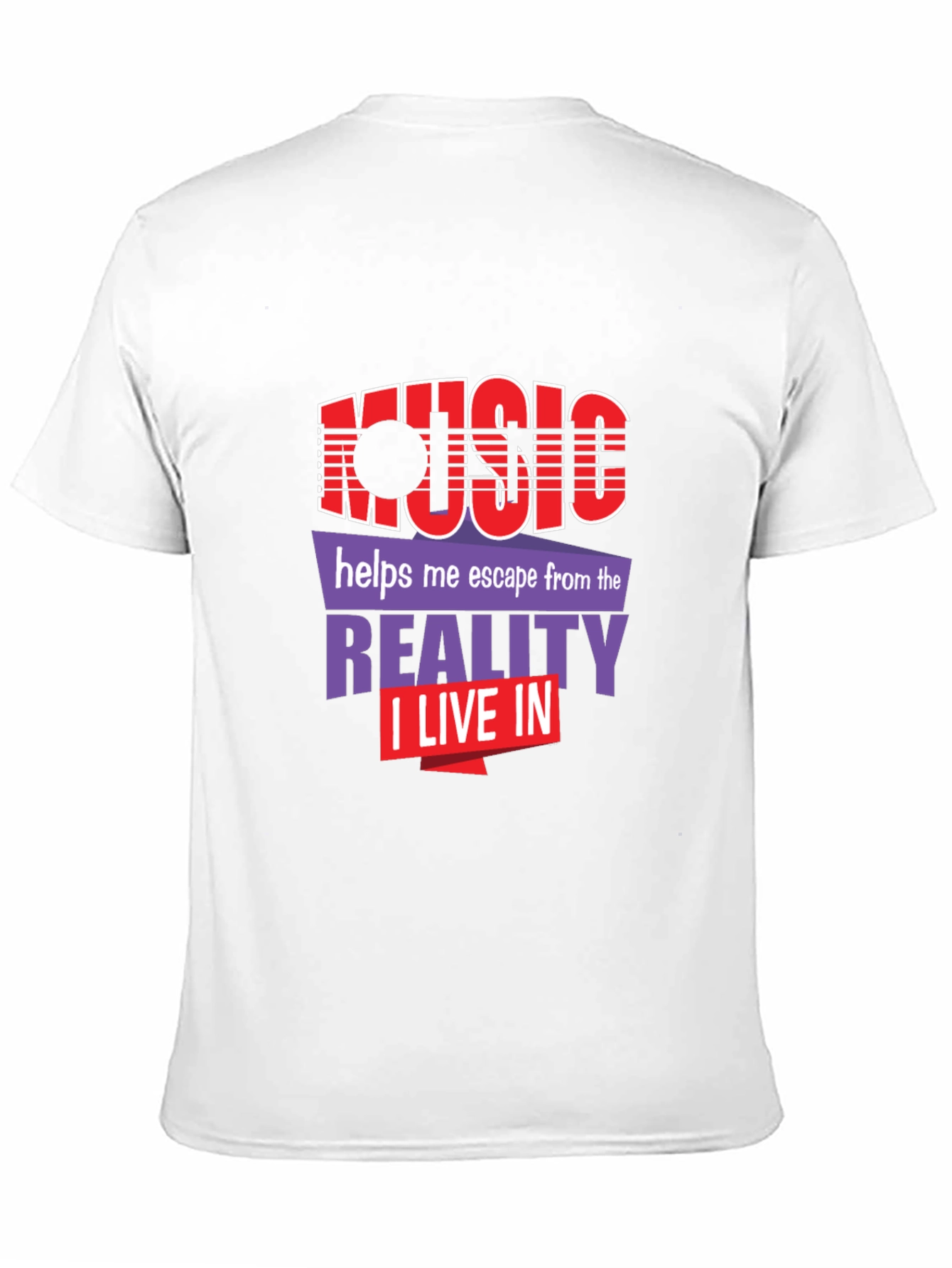 Music Escape Graphic Tee - Black Unisex T-Shirt