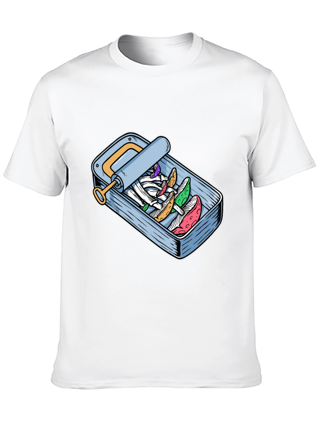 Mushroom Sardine T-Shirt - Unique Graphic Tee