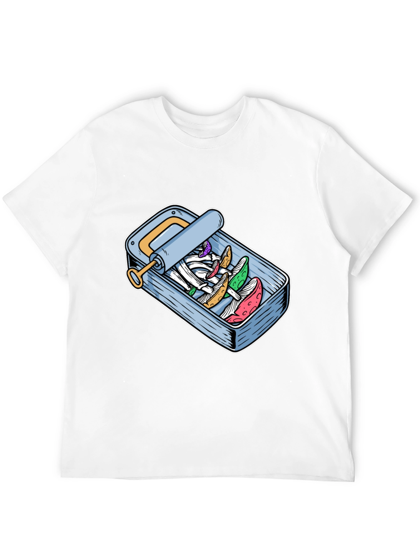 Mushroom Sardine T-Shirt - Unique Graphic Tee