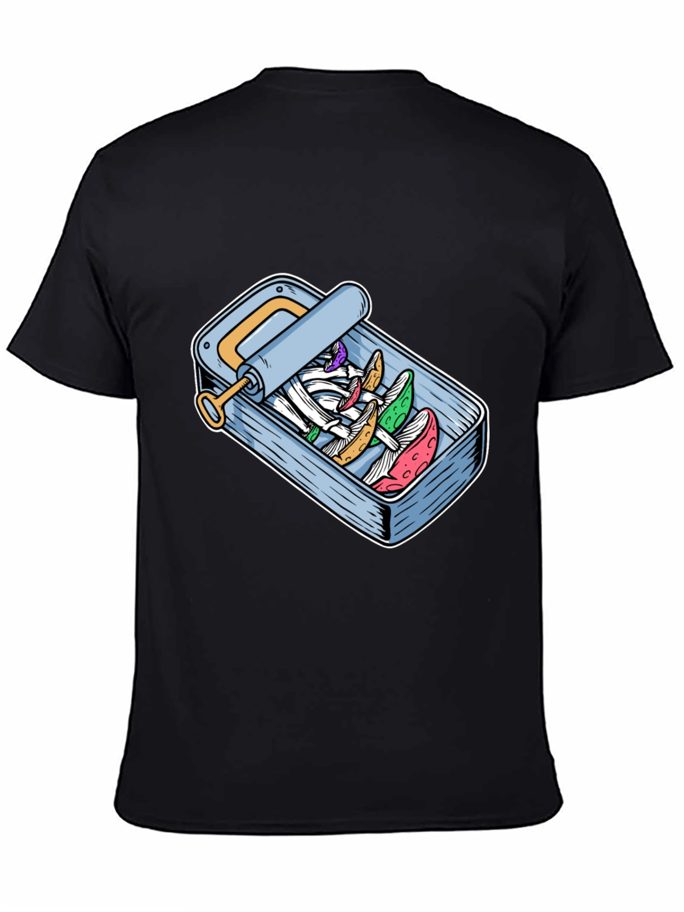 Mushroom Sardine T-Shirt - Unique Graphic Tee