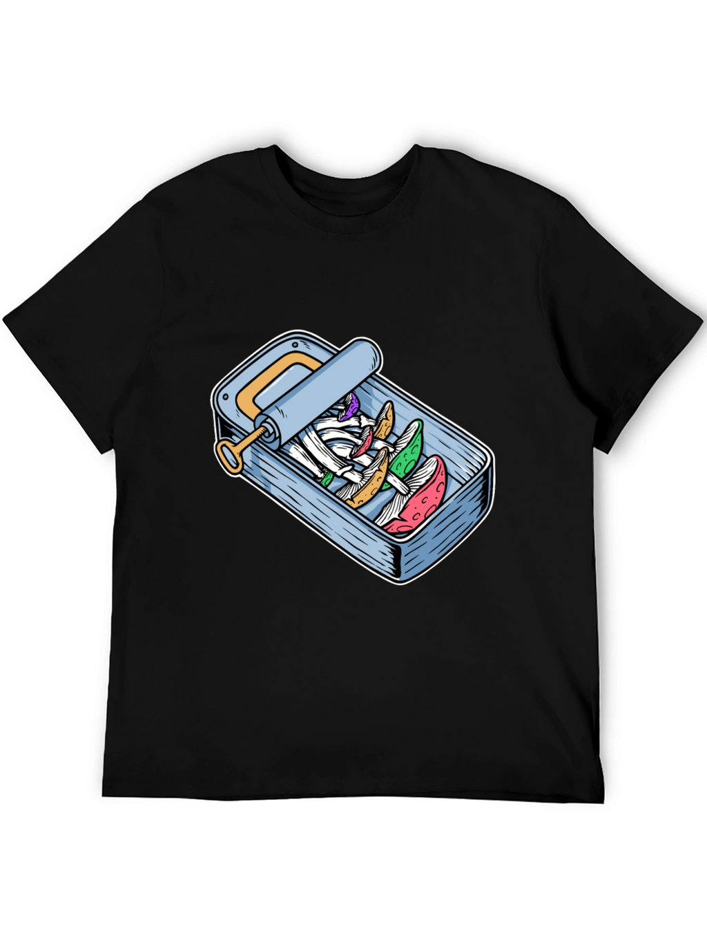 Mushroom Sardine T-Shirt - Unique Graphic Tee
