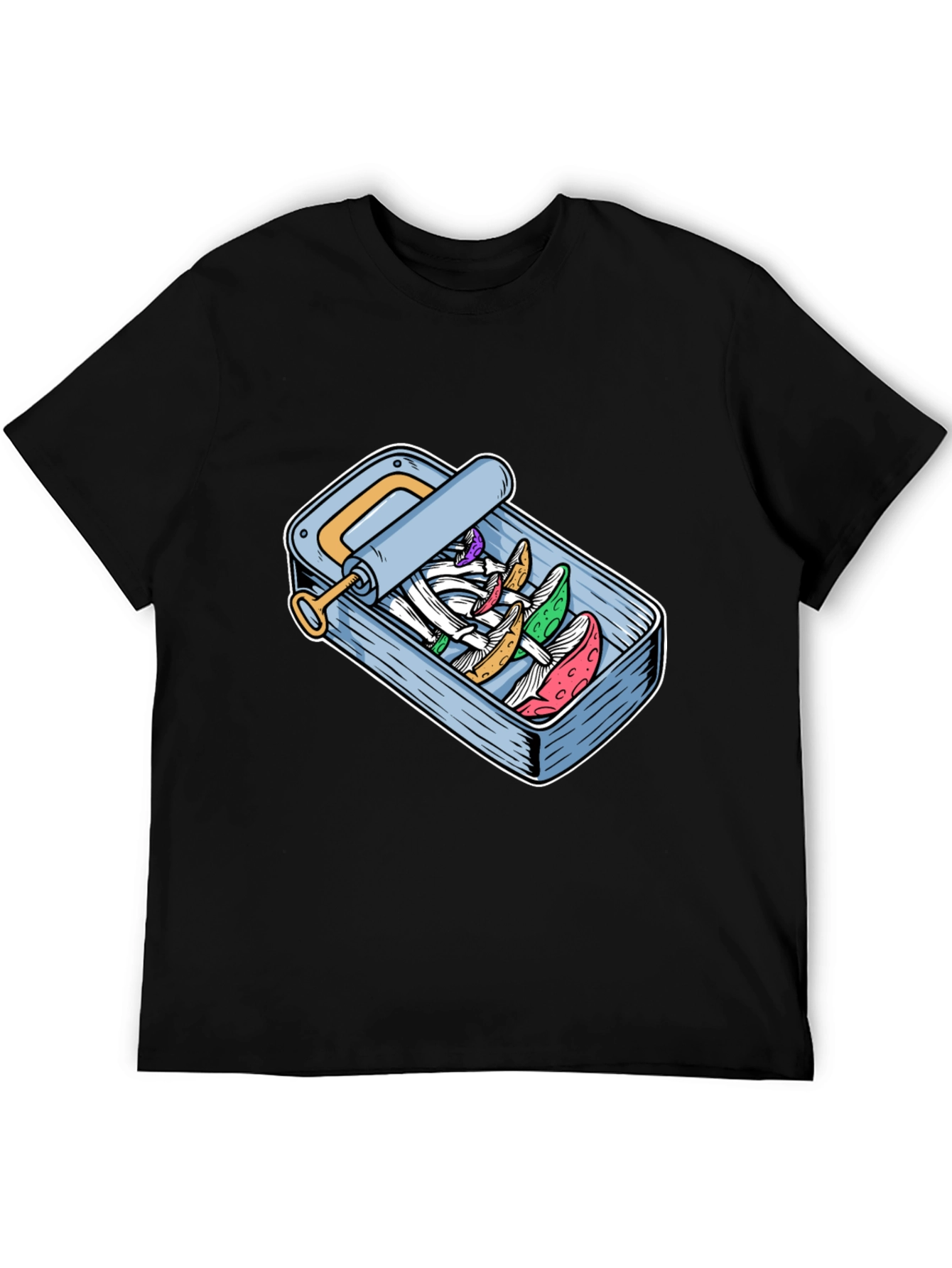 Mushroom Sardine T-Shirt - Unique Graphic Tee