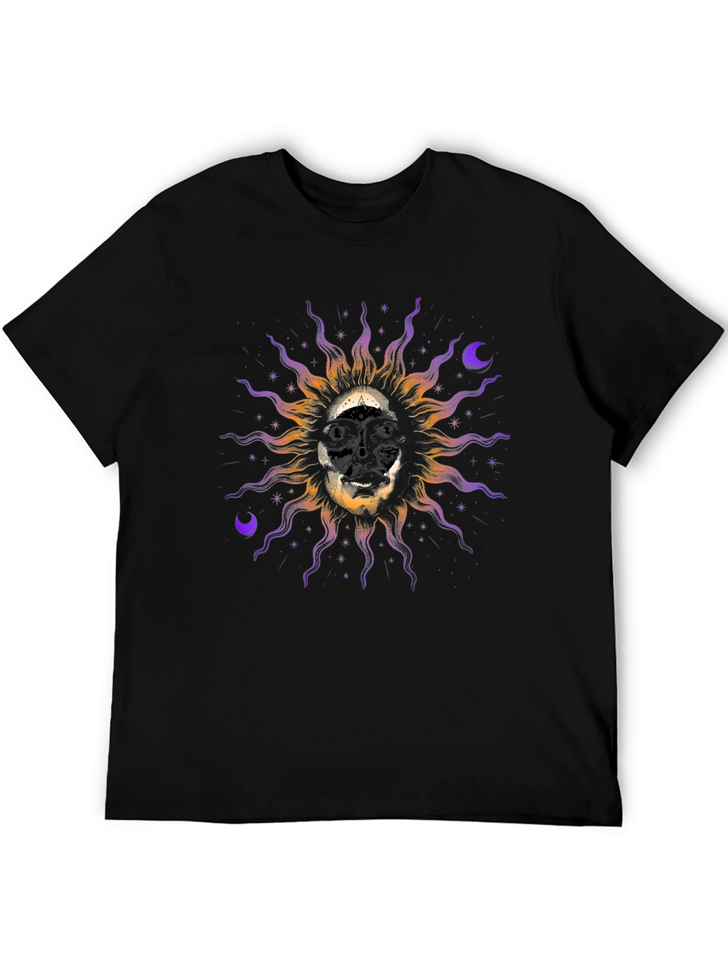 Skull Sun Graphic Tee - Unique Design