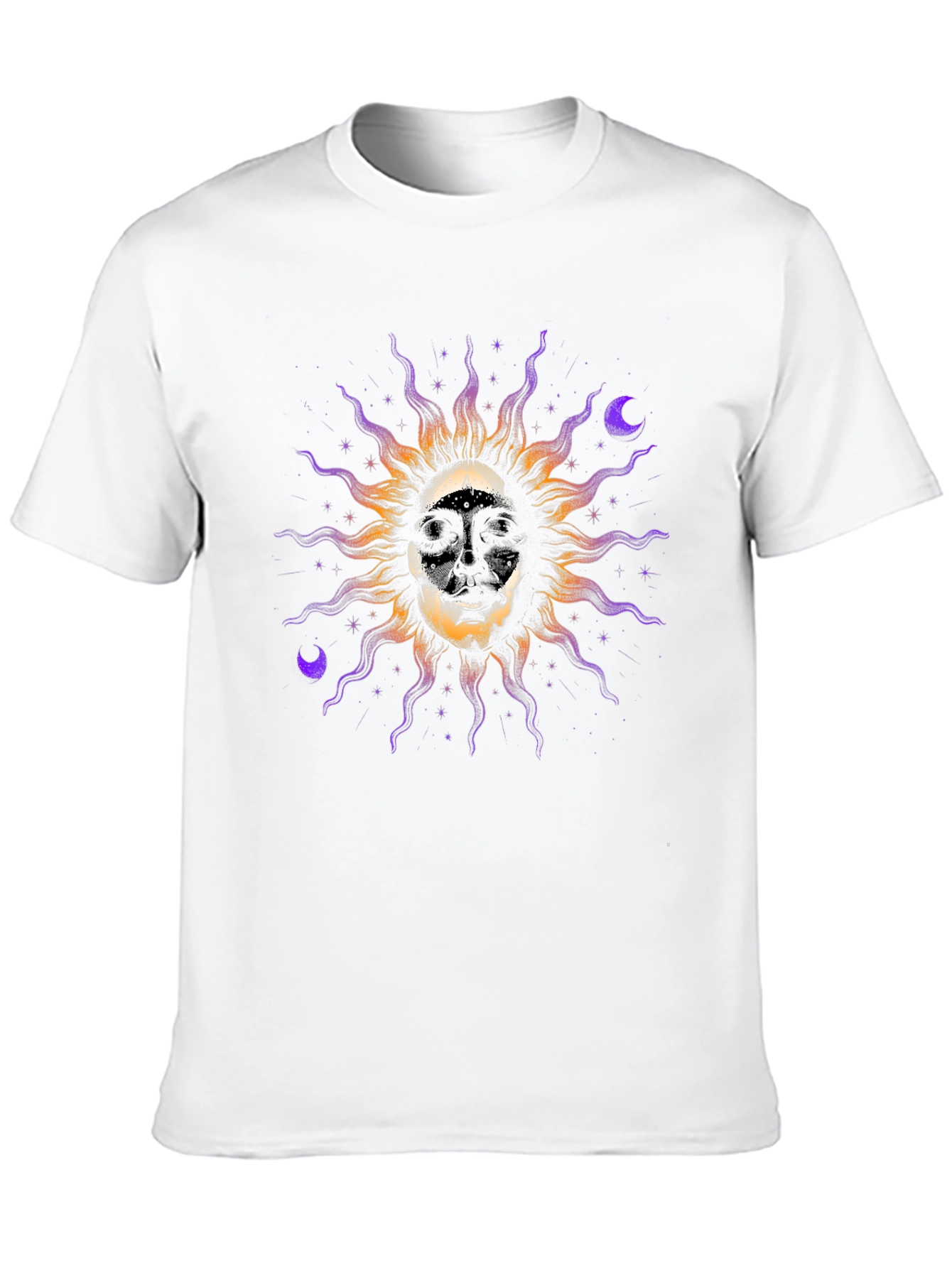 Skull Sun Graphic Tee - Unique Design