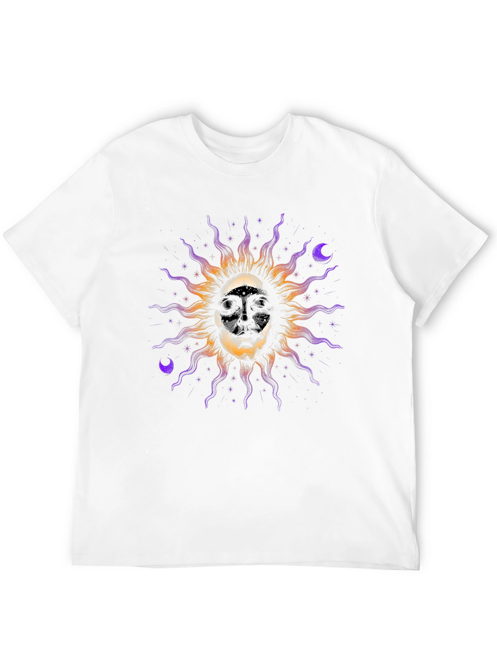 Skull Sun Graphic Tee - Unique Design