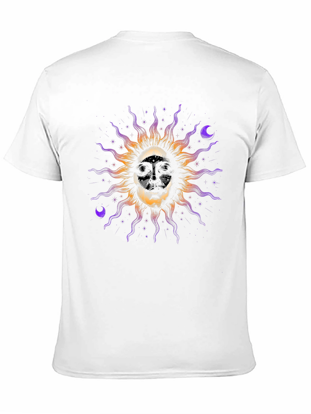 Skull Sun Graphic Tee - Unique Design
