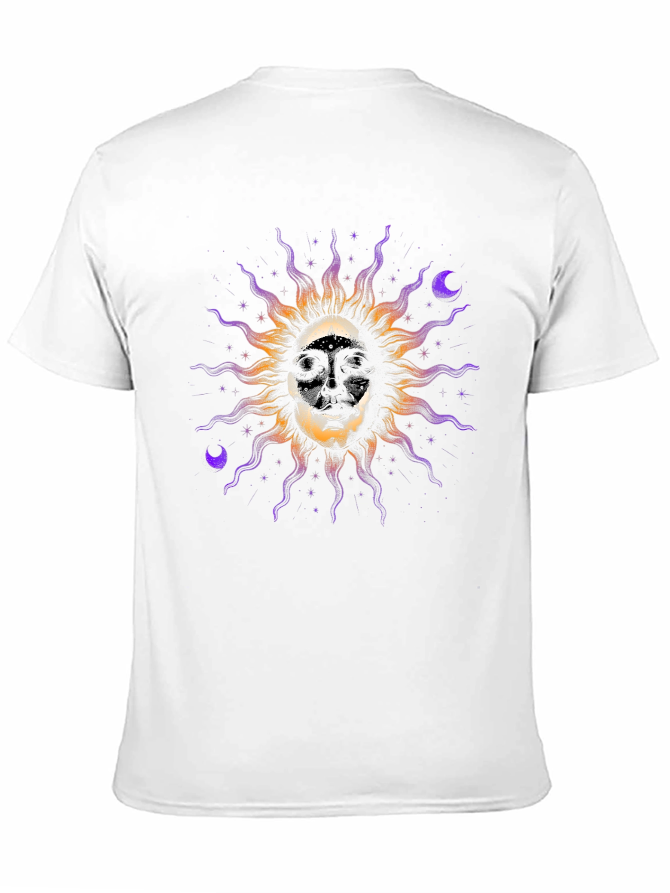Skull Sun Graphic Tee - Unique Design