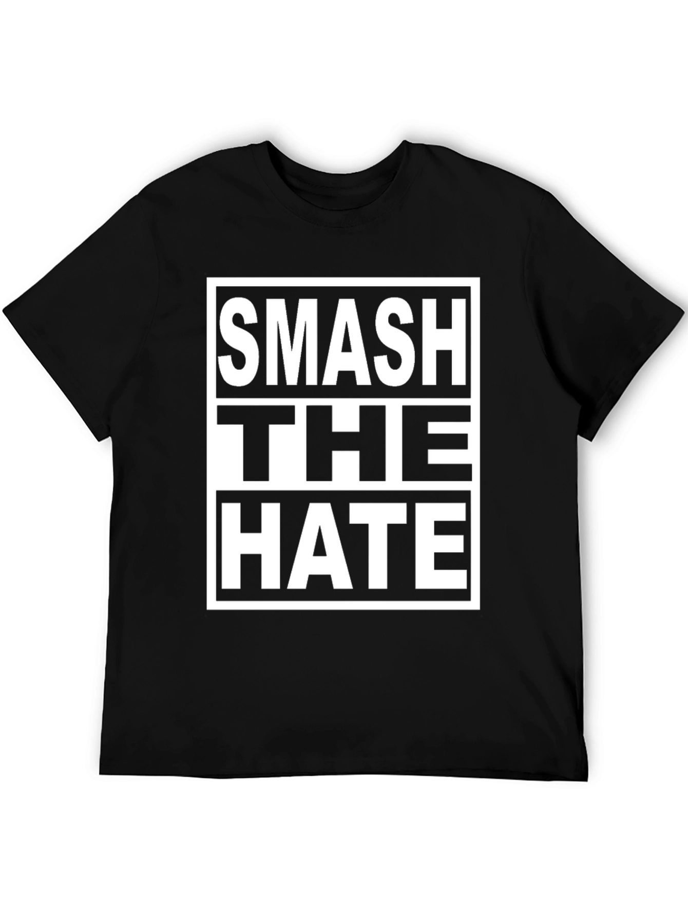 Smash The Hate Graphic Tee - Black