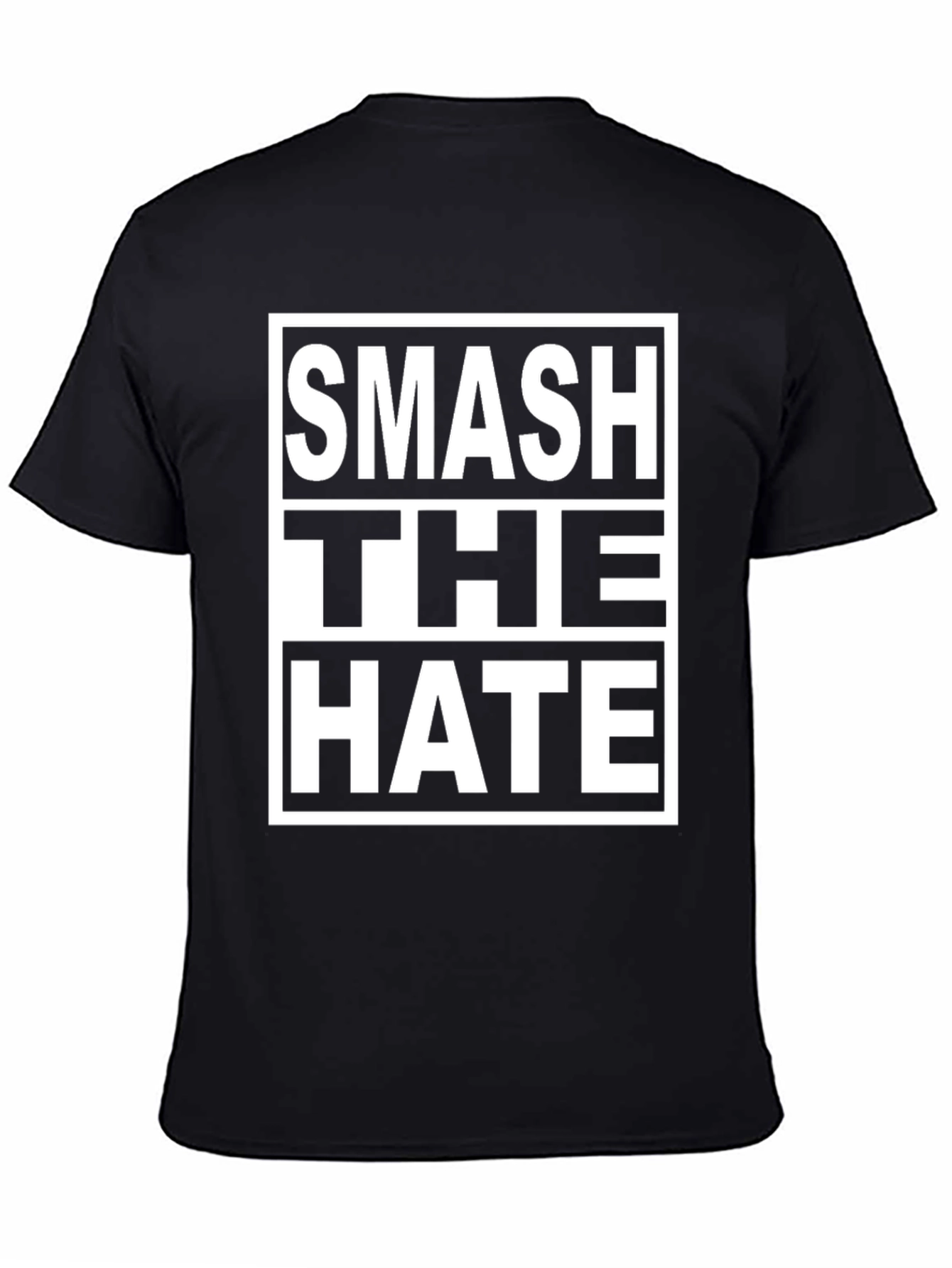 Smash The Hate Graphic Tee - Black