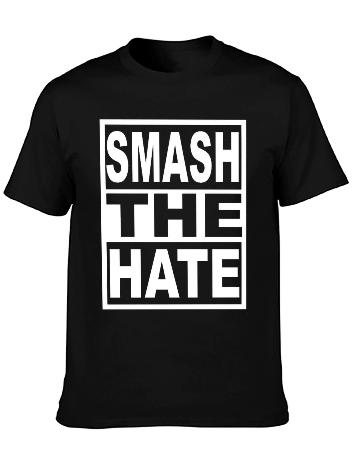 Smash The Hate Graphic Tee - Black