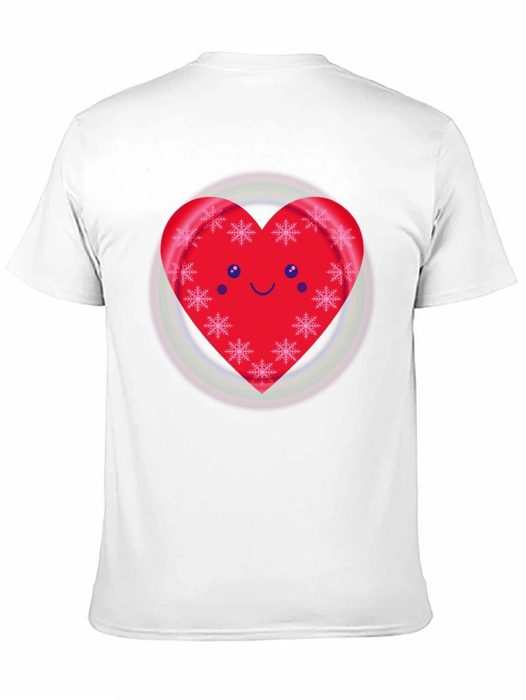 Festive Heart Snowflake Graphic Tee