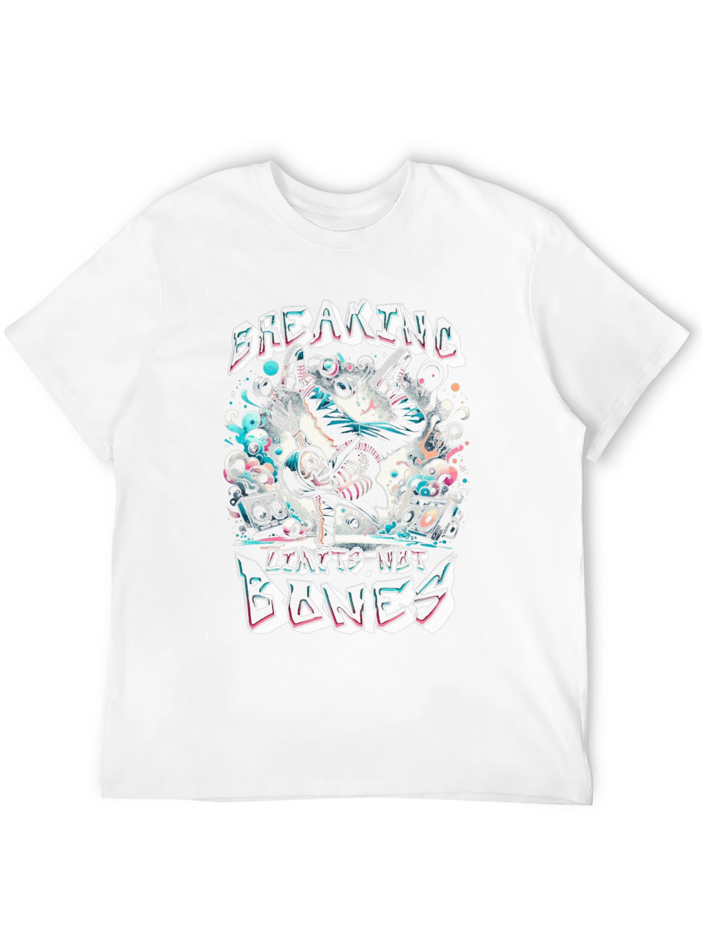 Breaking Bones Skeleton Graphic Tee