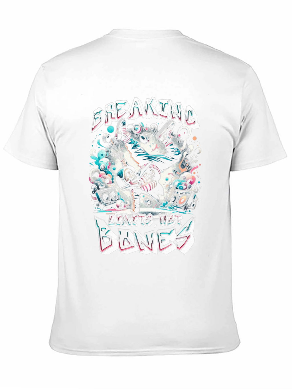 Breaking Bones Skeleton Graphic Tee