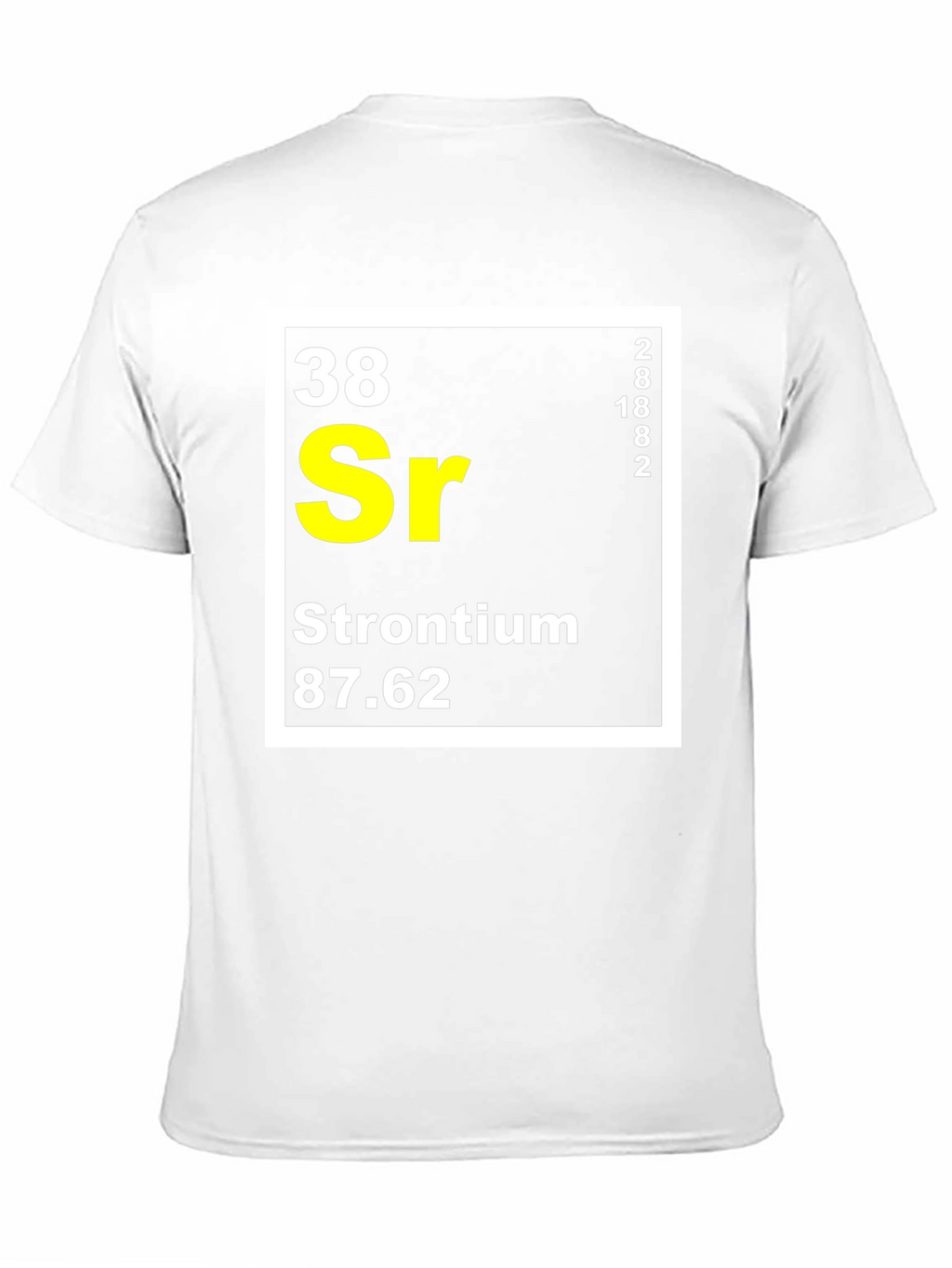 Strontium Periodic Table T-Shirt Science Geek Tee