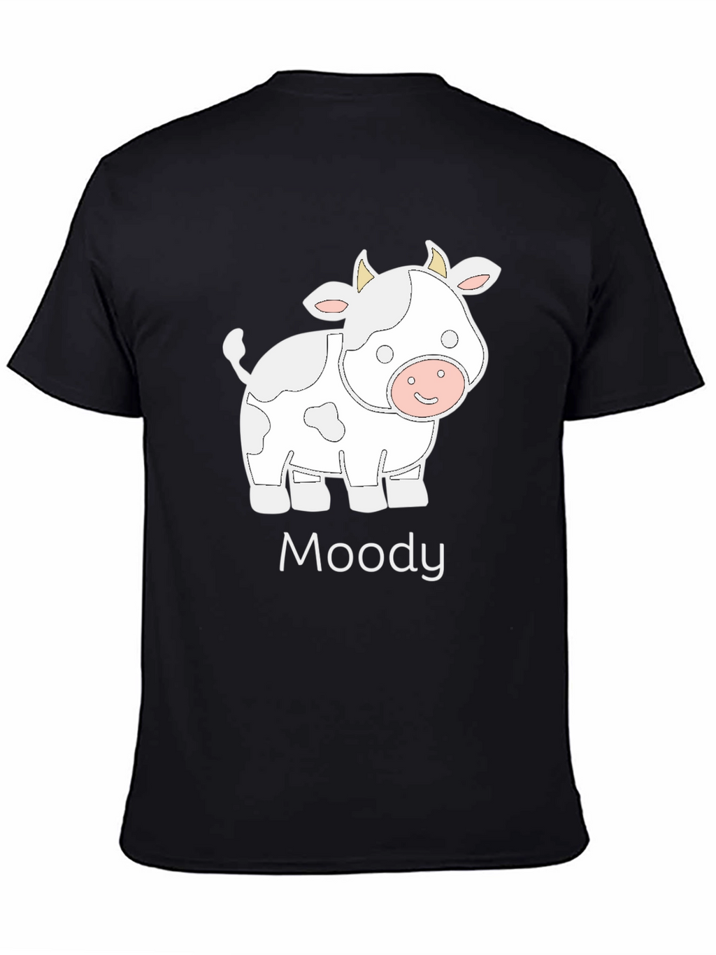 Moody Cow Graphic T-Shirt - Soft Cotton Tee