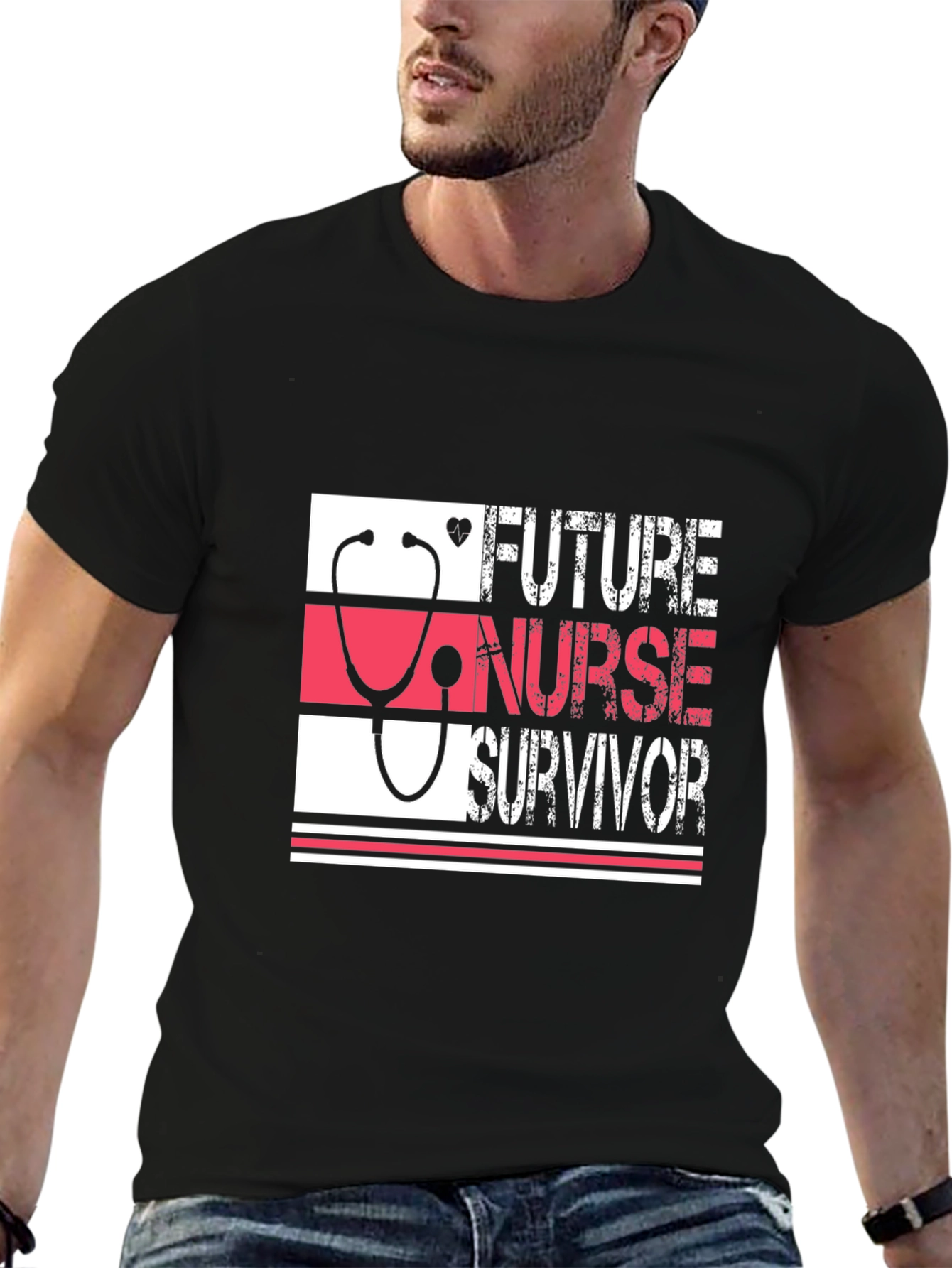Future Nurse Survivor Graphic Tee
