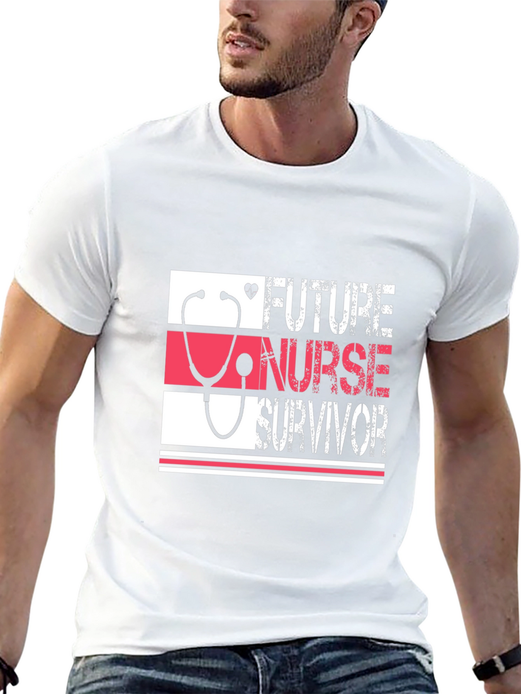 Future Nurse Survivor Graphic Tee