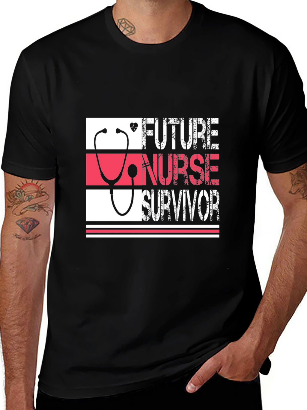 Future Nurse Survivor Graphic Tee
