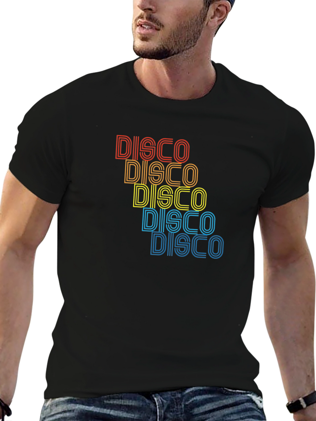 Retro Disco T-Shirt - Funky 70s Style!