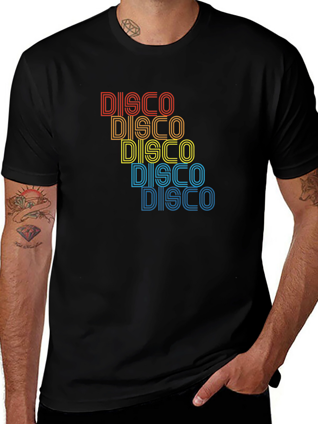 Retro Disco T-Shirt - Funky 70s Style!