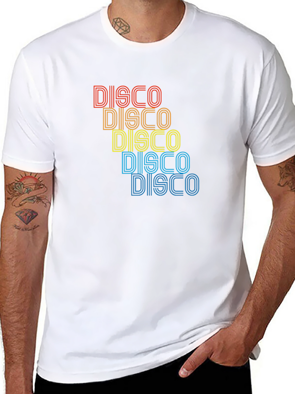 Retro Disco T-Shirt - Funky 70s Style!