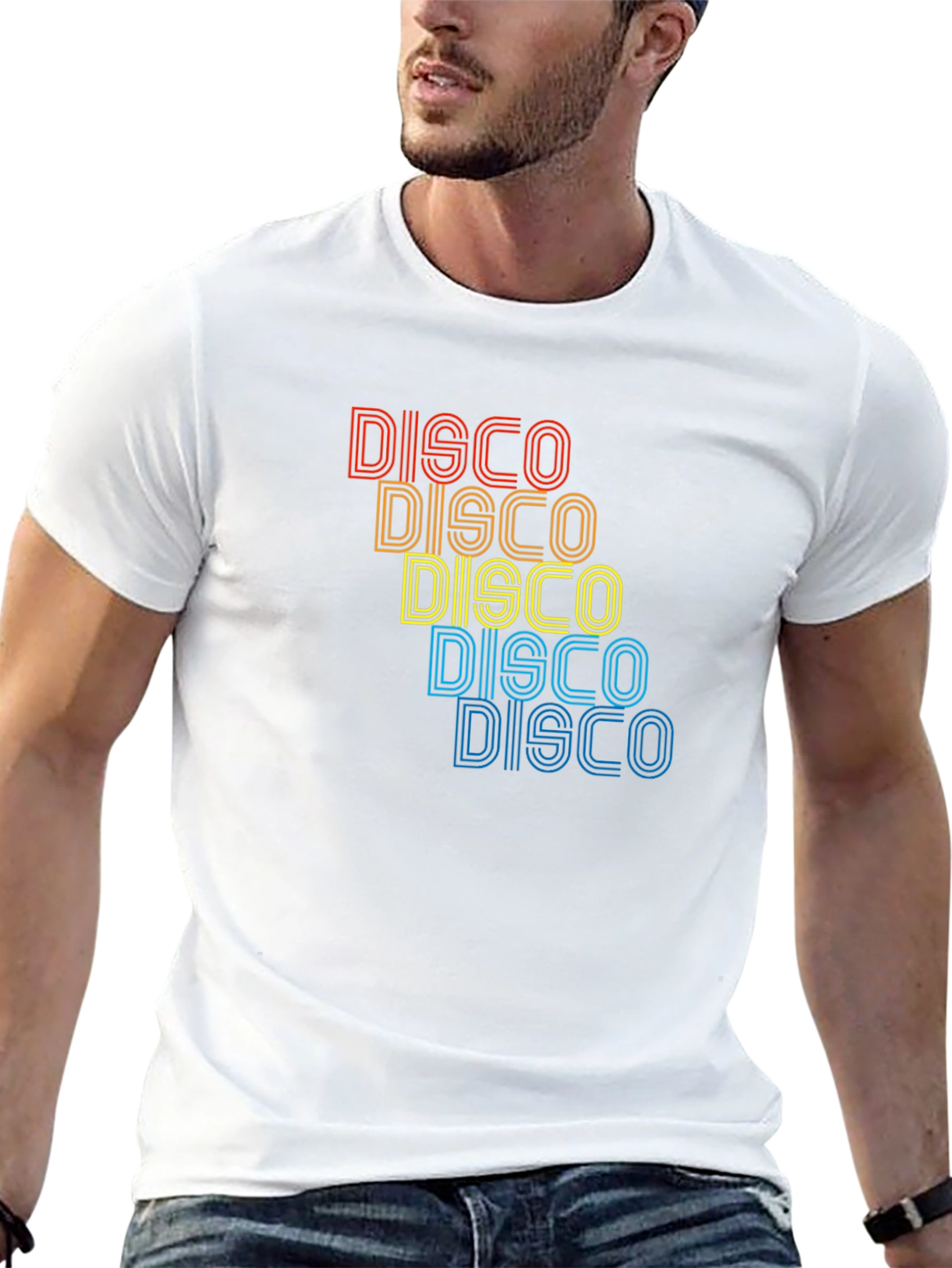 Retro Disco T-Shirt - Funky 70s Style!