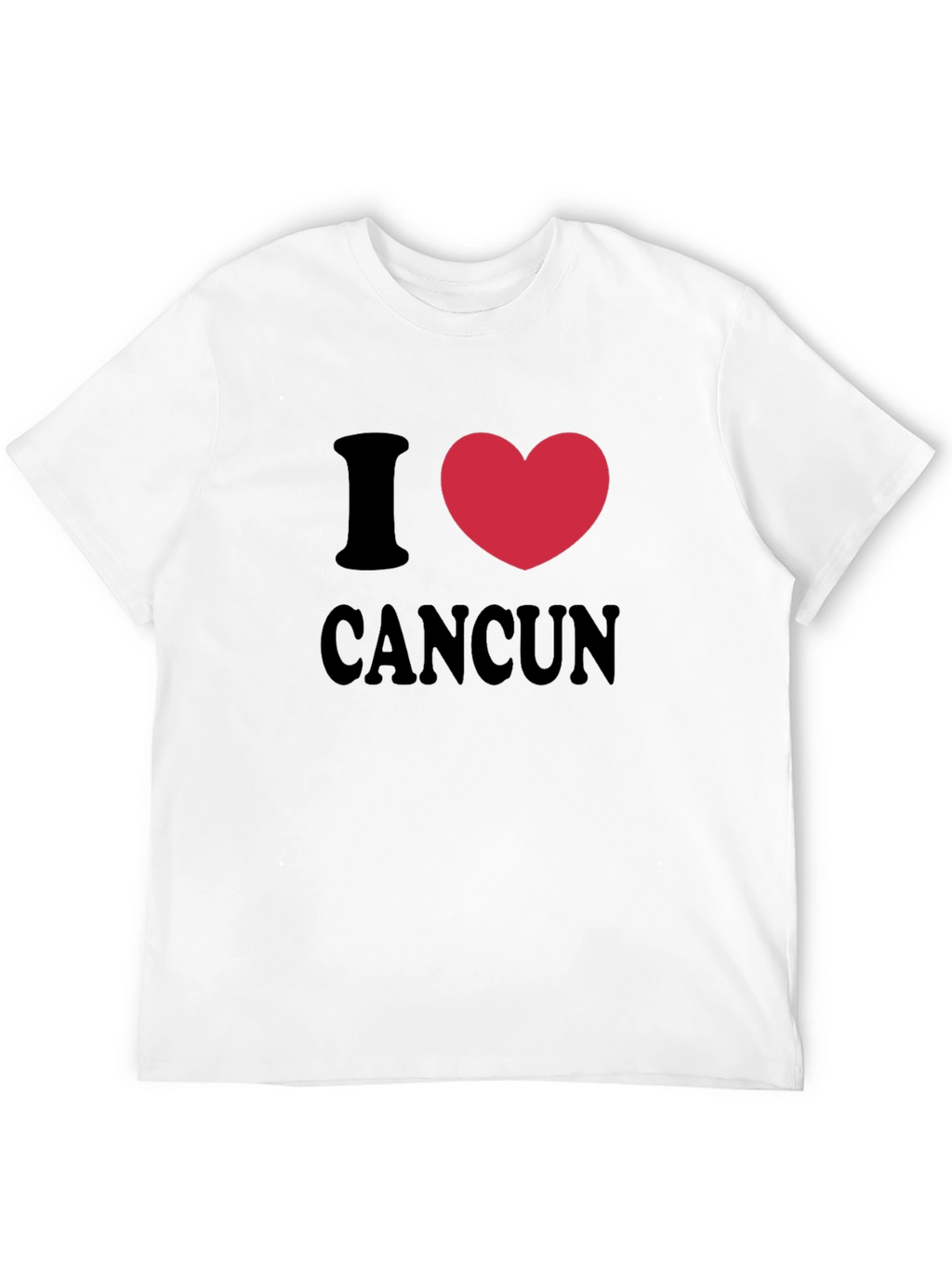 I Love Cancun T-Shirt - Heart Graphic Tee