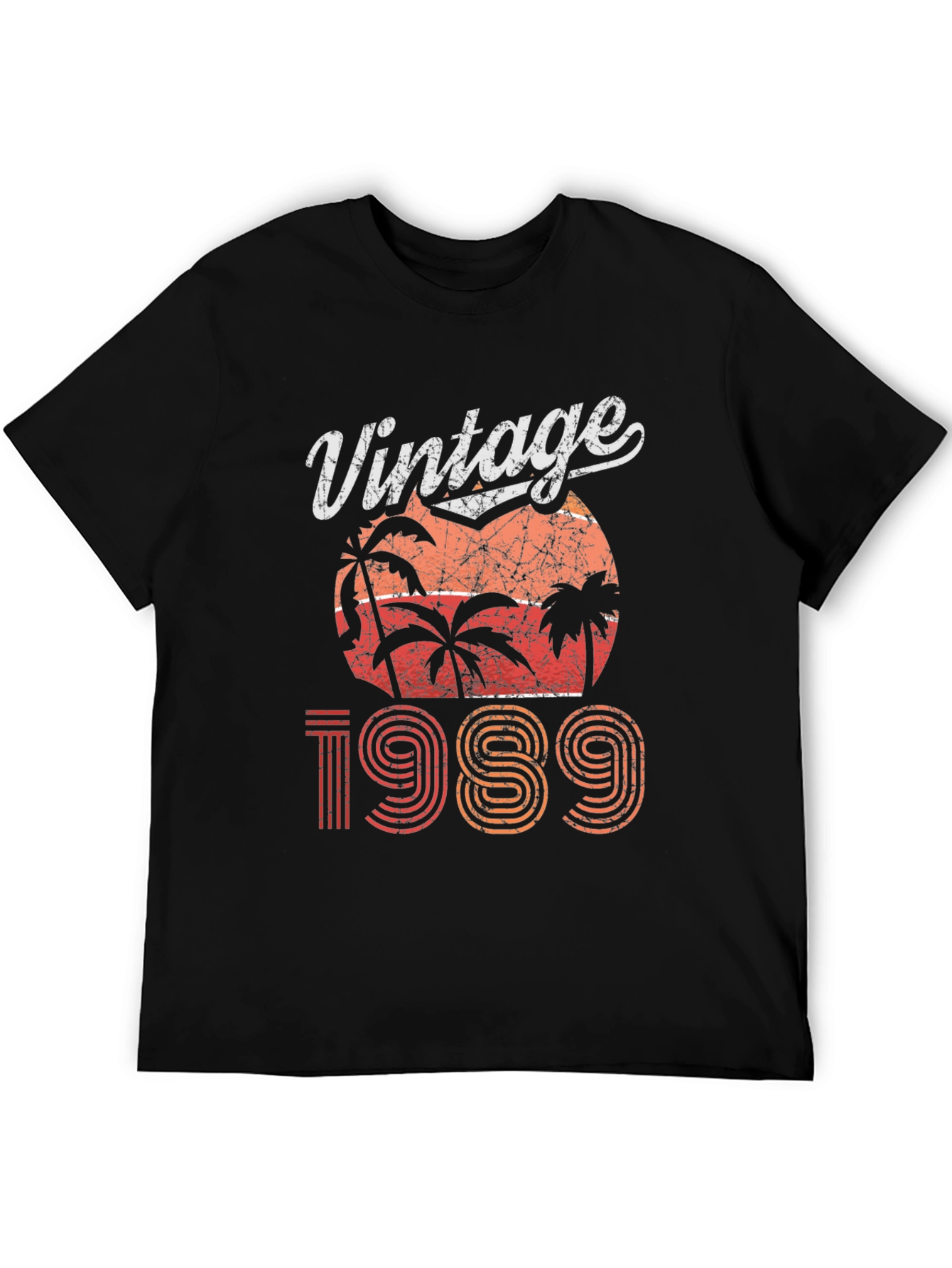 Vintage 1989 Palm Tree Graphic T-Shirt