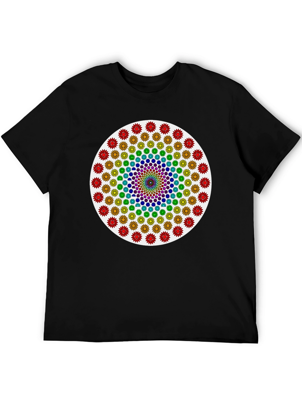 Rainbow Mandala Graphic Tee
