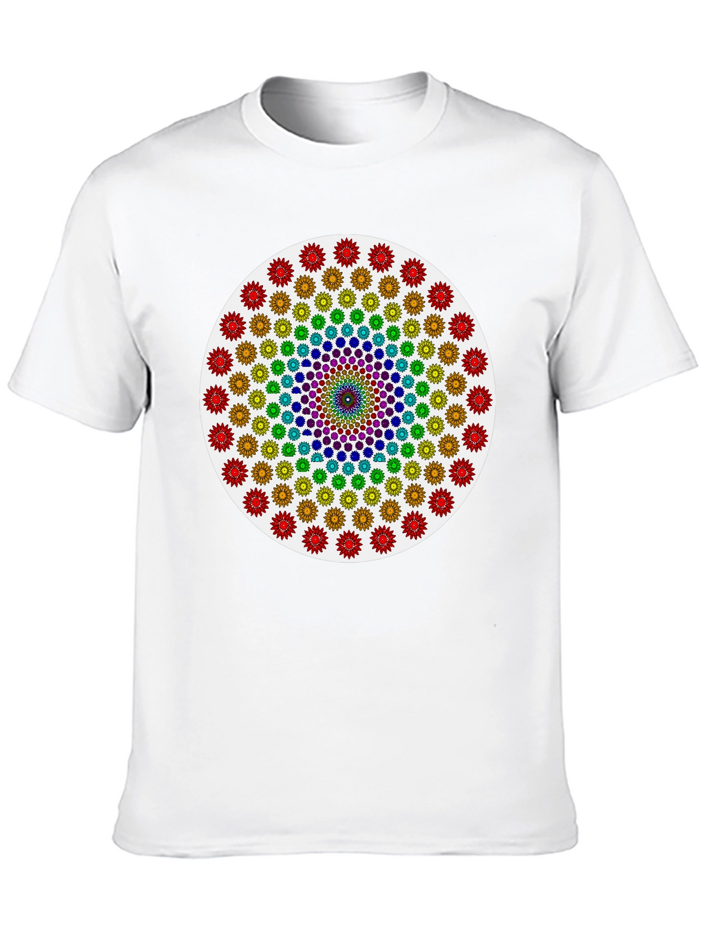 Rainbow Mandala Graphic Tee