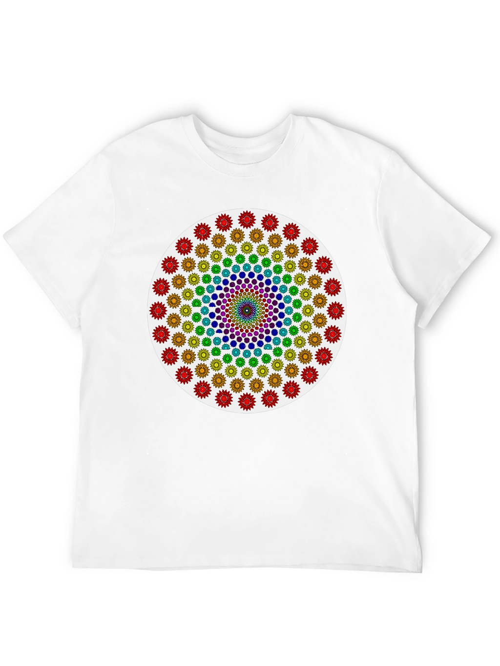 Rainbow Mandala Graphic Tee