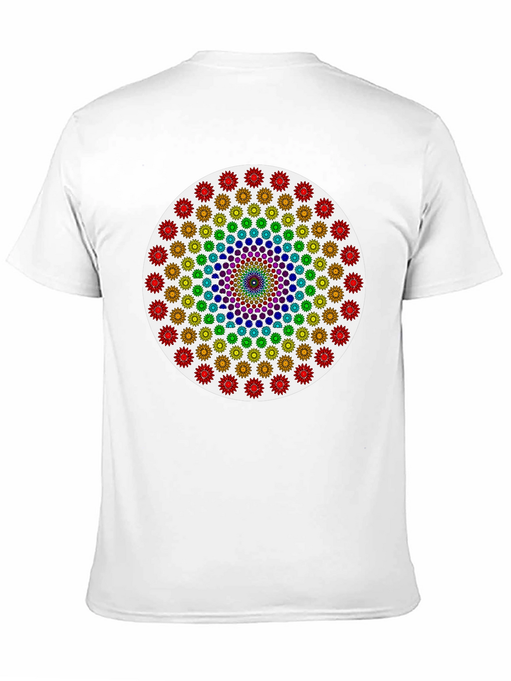 Rainbow Mandala Graphic Tee