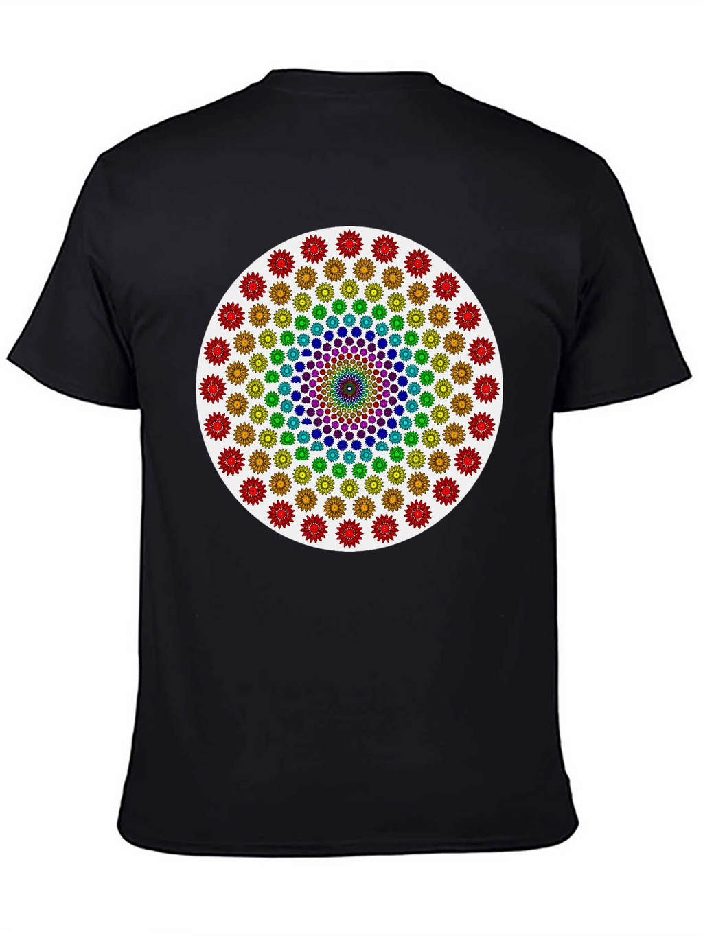 Rainbow Mandala Graphic Tee