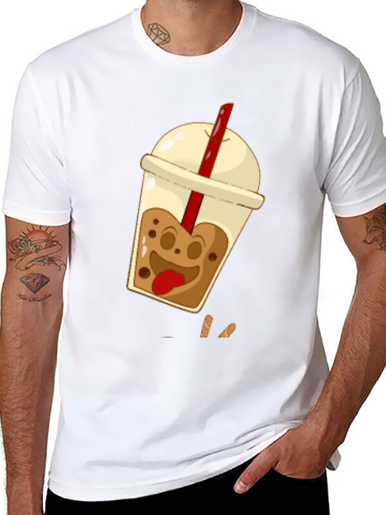 Boba Tea Graphic Tee - Funny Bubble Tea Shirt