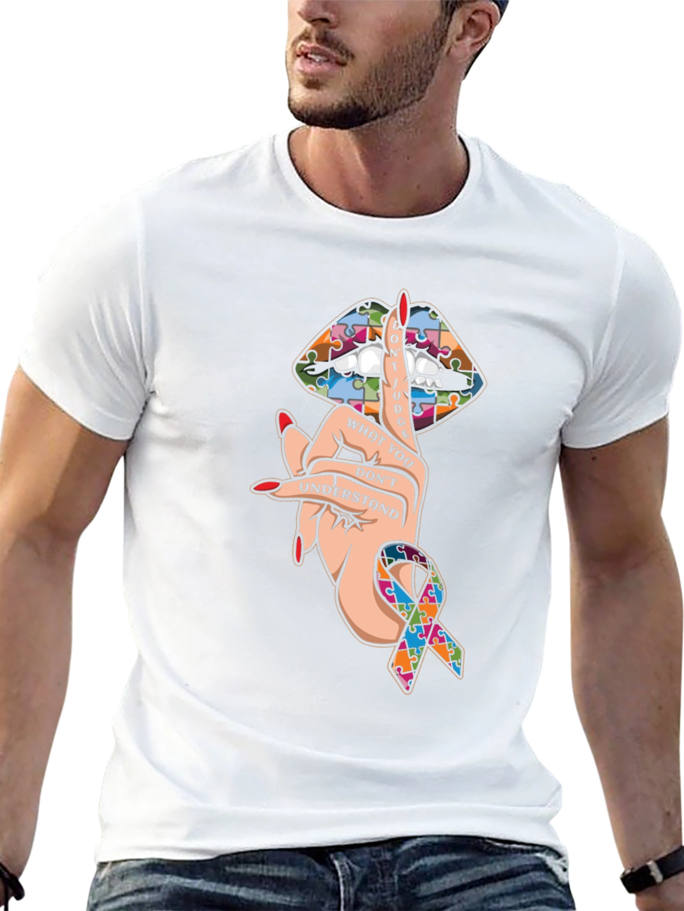 Autism Awareness T-Shirt - Dont Judge