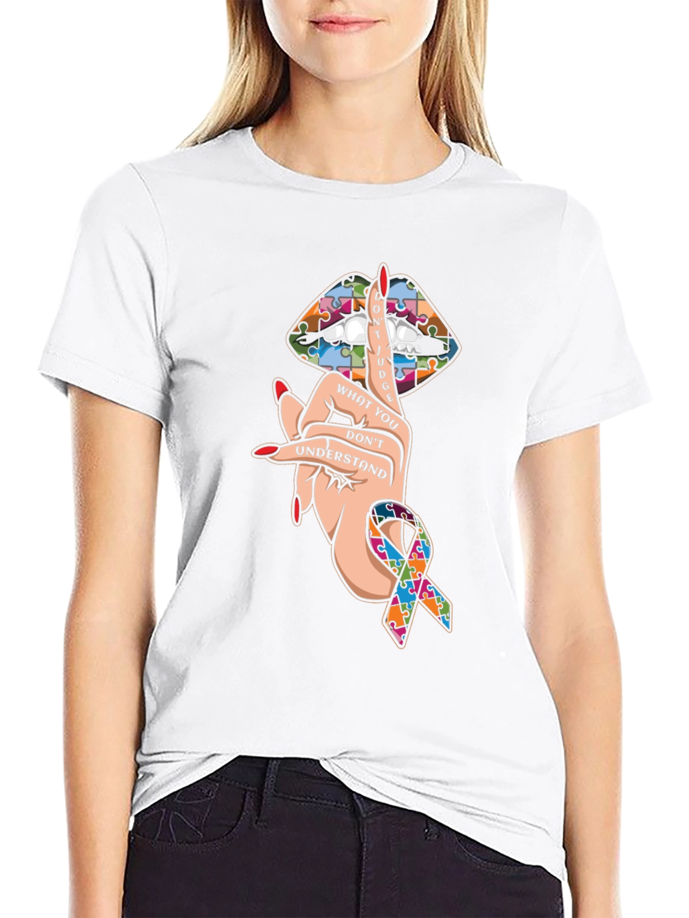Autism Awareness T-Shirt - Dont Judge