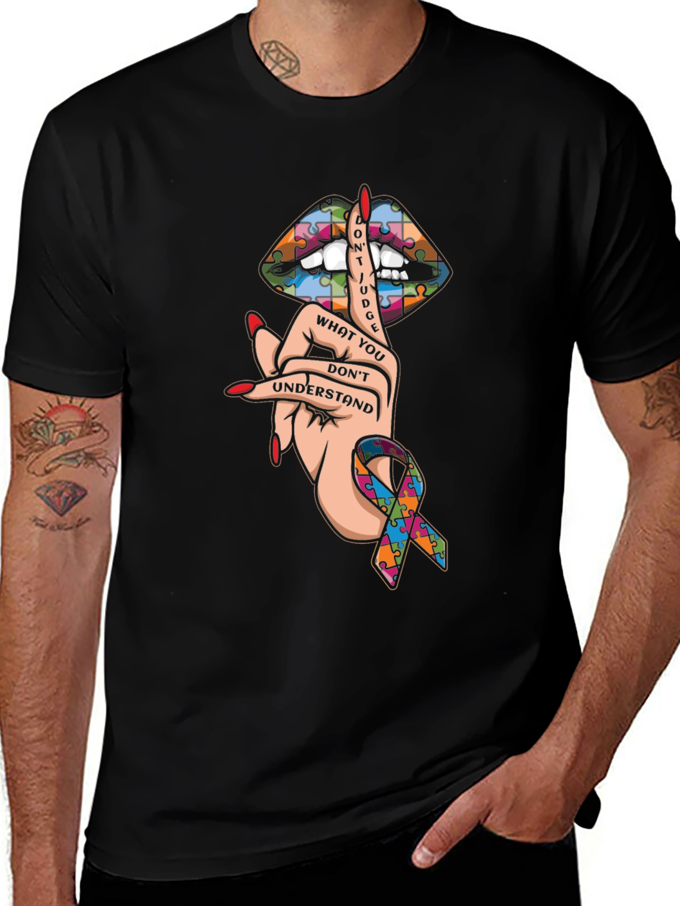Autism Awareness T-Shirt - Dont Judge