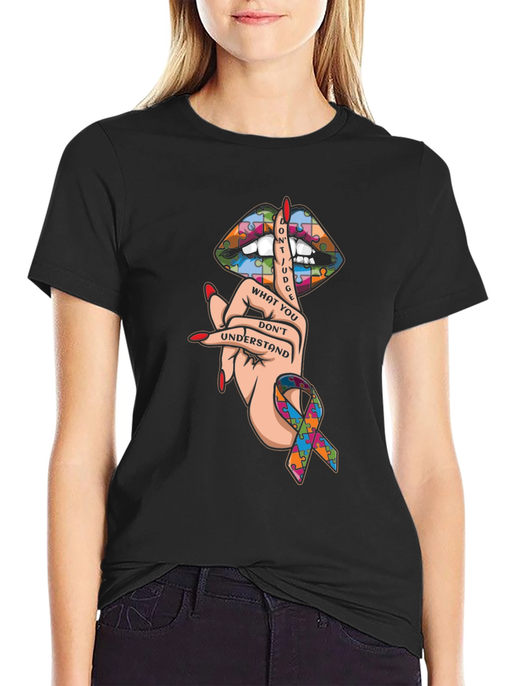 Autism Awareness T-Shirt - Dont Judge