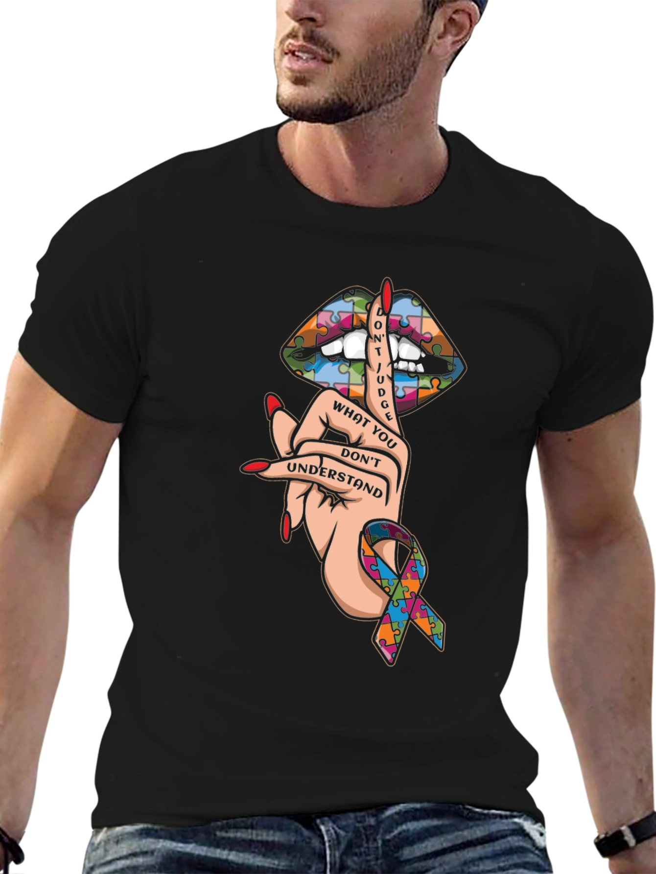 Autism Awareness T-Shirt - Dont Judge