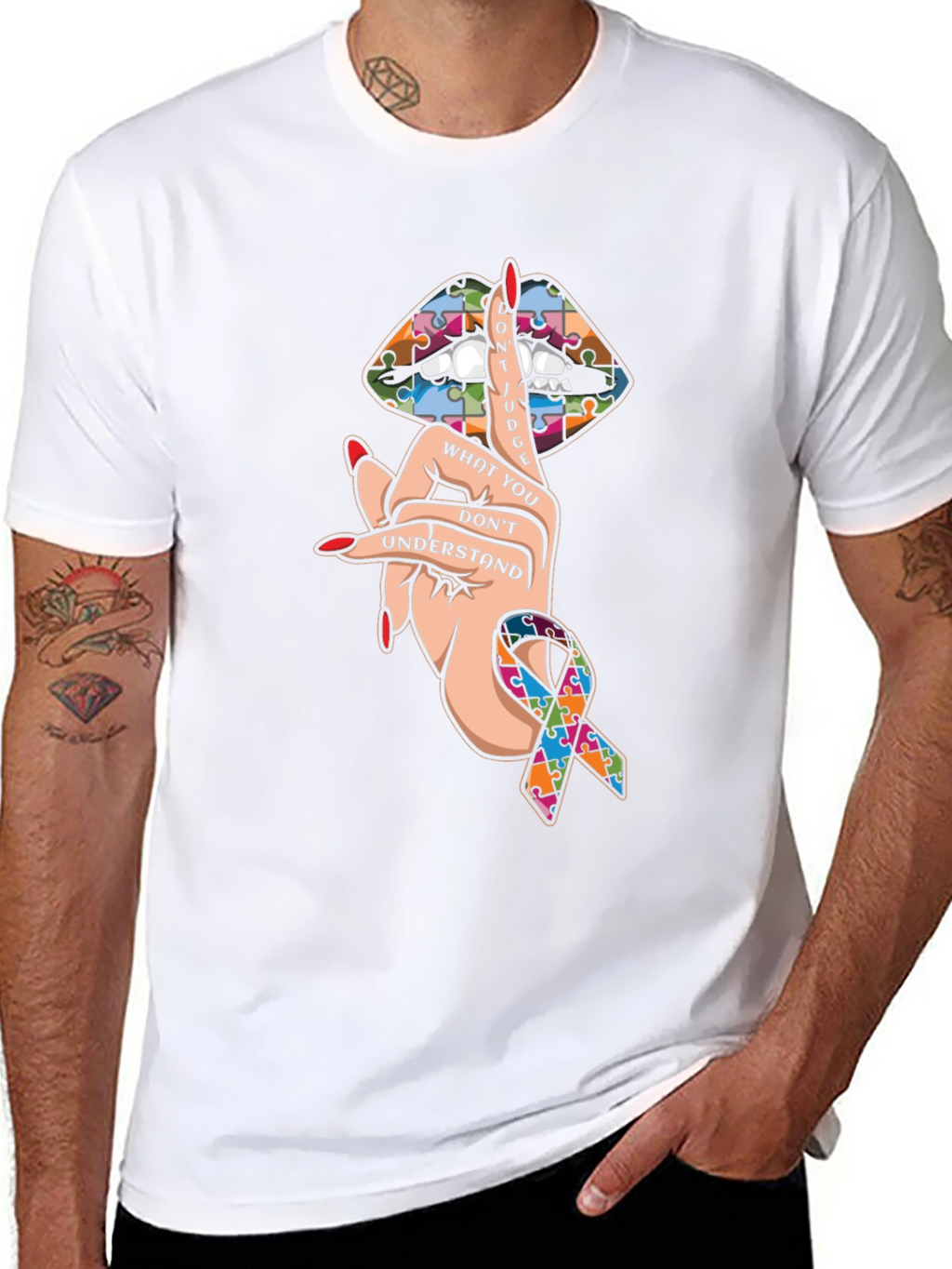 Autism Awareness T-Shirt - Dont Judge