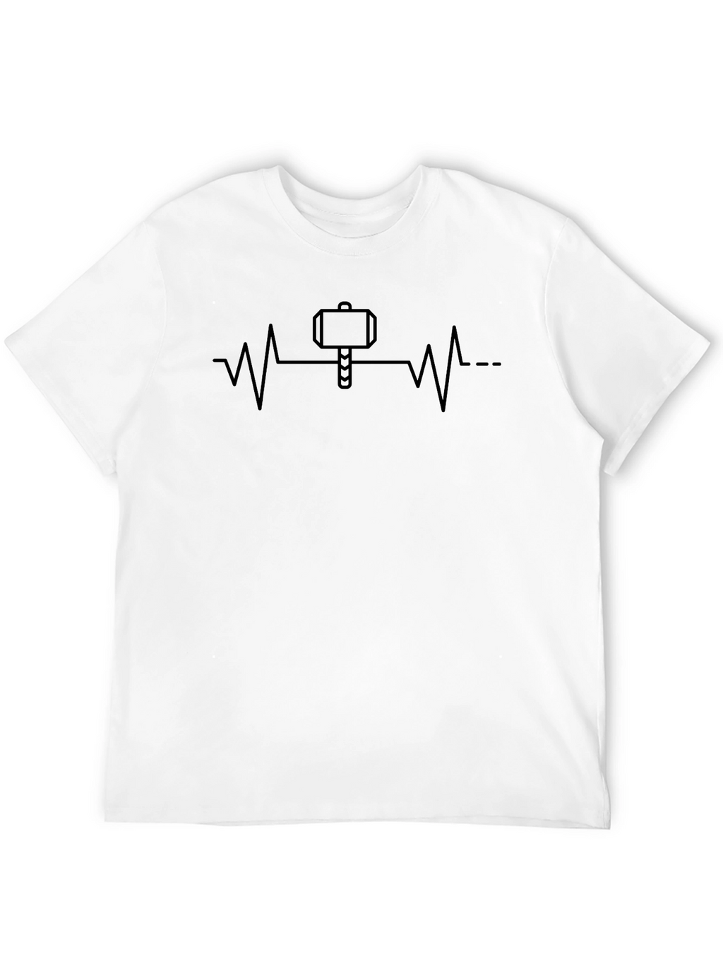 Thor Heartbeat Graphic Tee - Mens Black T-Shirt