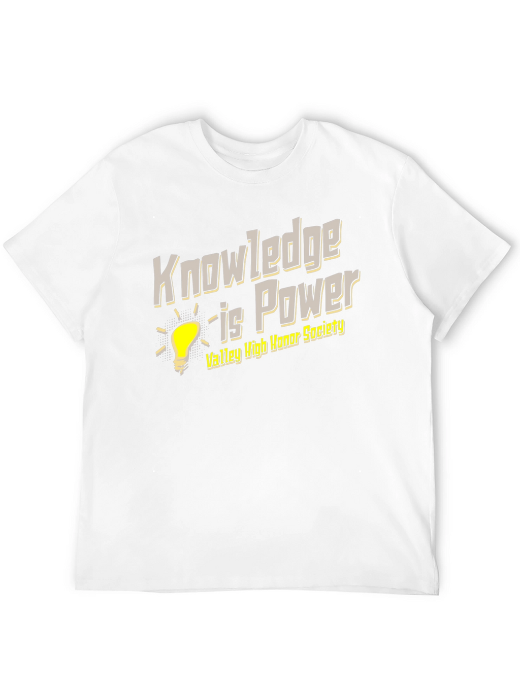 Knowledge is Power Black T-Shirt