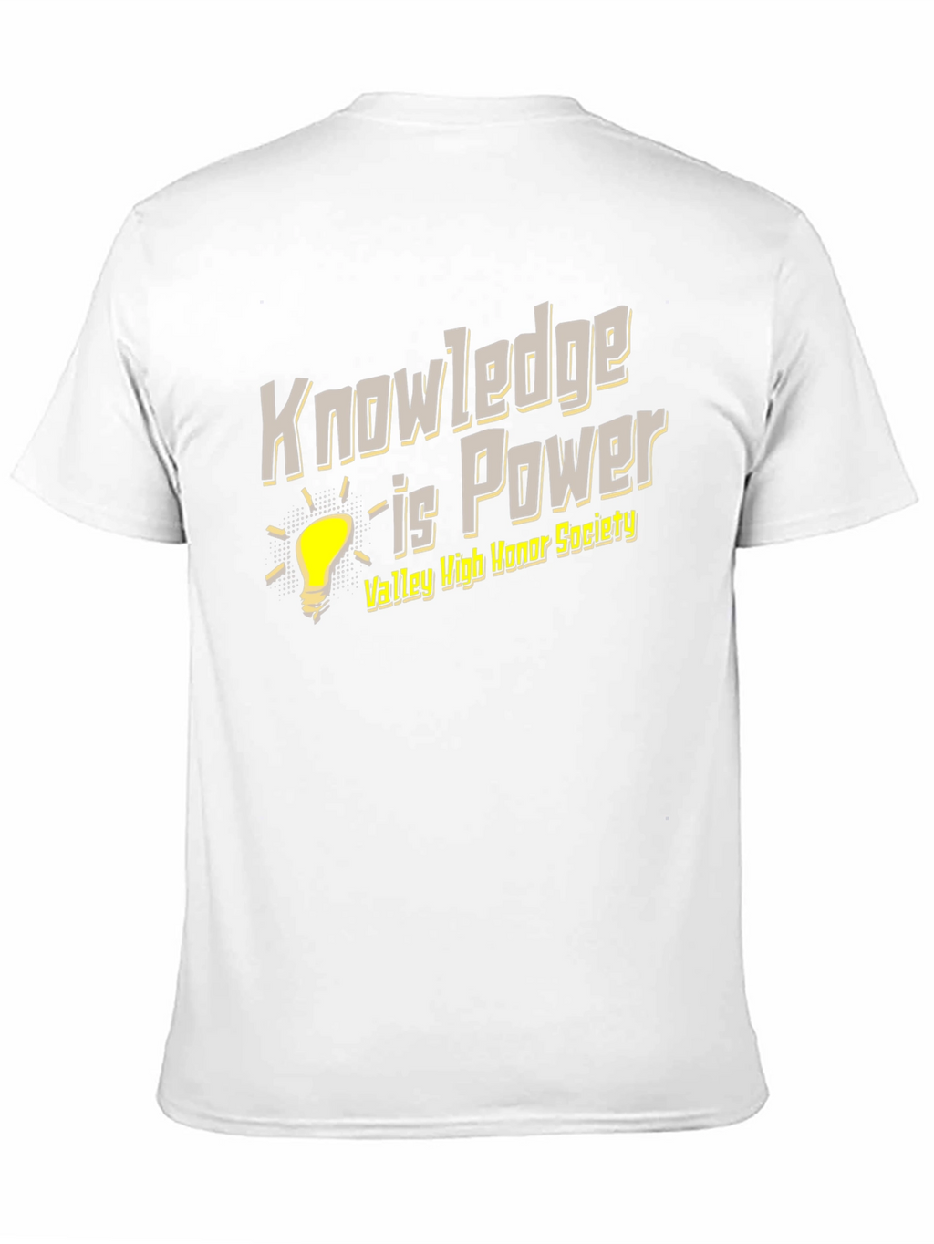 Knowledge is Power Black T-Shirt