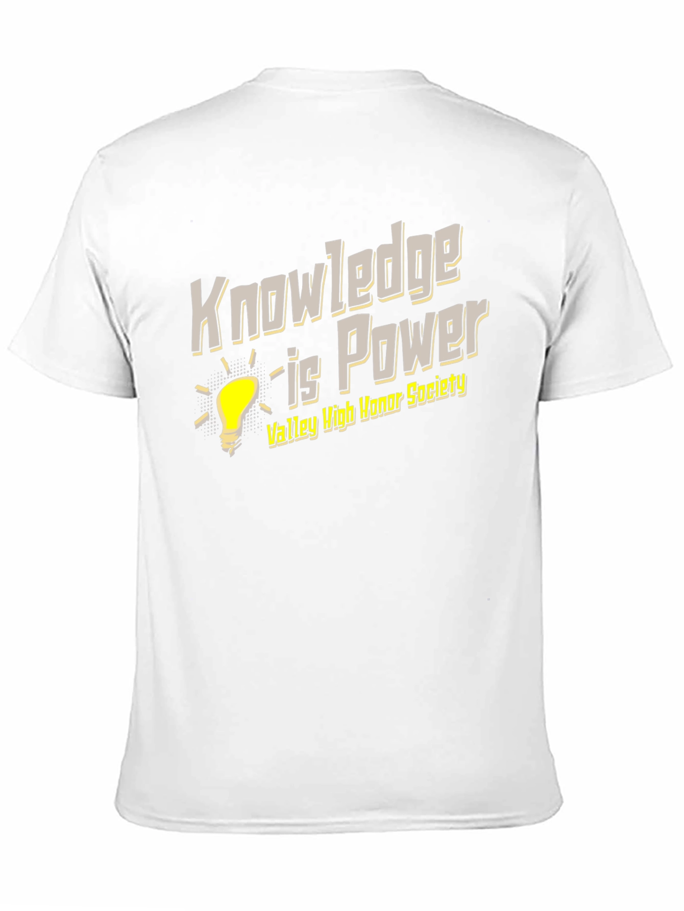 Knowledge is Power Black T-Shirt